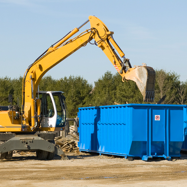 can i choose the location where the residential dumpster will be placed in Olivet Tennessee